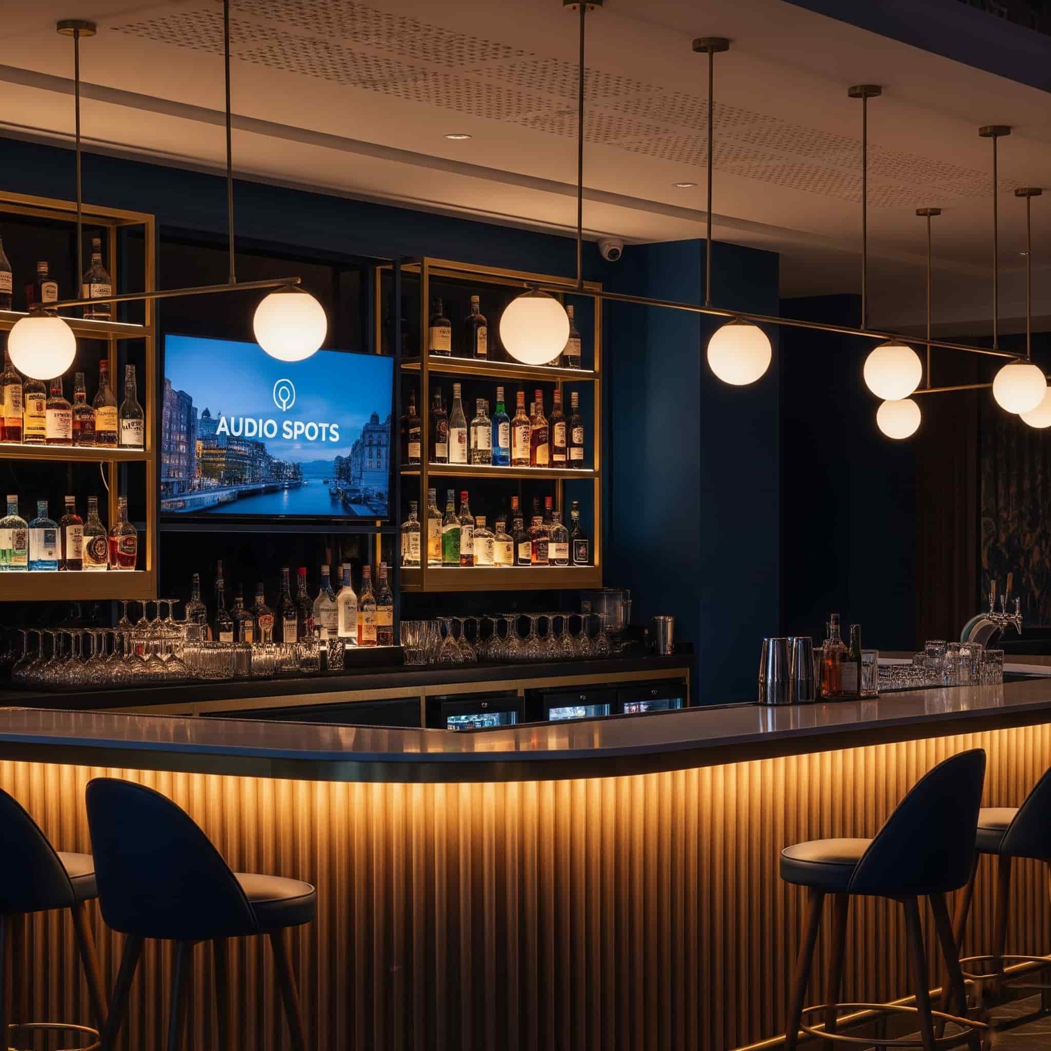 Hotel bar audio used to promote curated local partners, generating new revenue